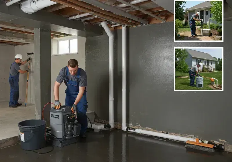 Basement Waterproofing and Flood Prevention process in Oak Park, IN